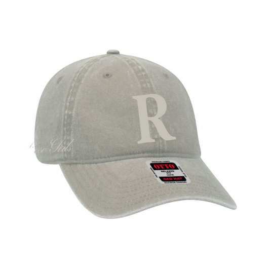 "R" Otto Dad Hat (Grey)