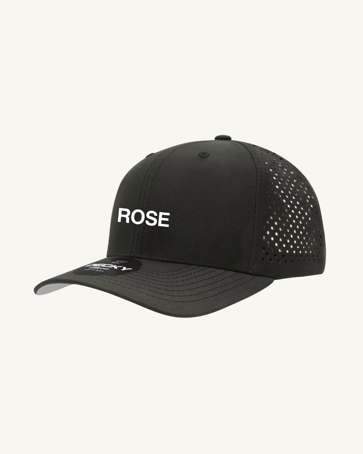 5 Panel Hat - Black